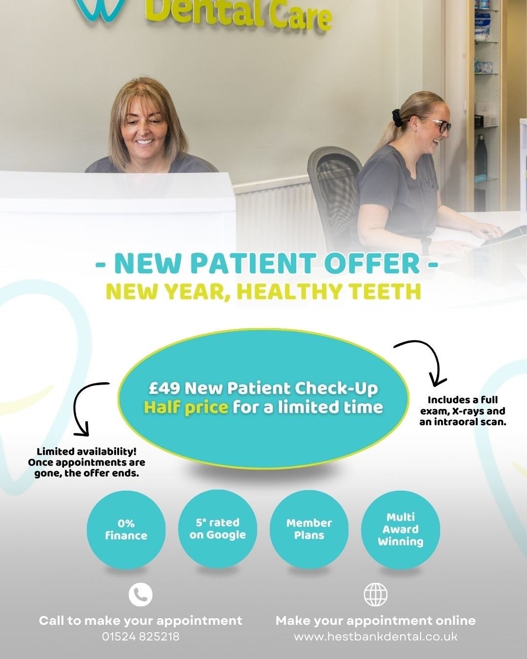 New Patient Dental Exam - Now Just £49 (Save 50%)